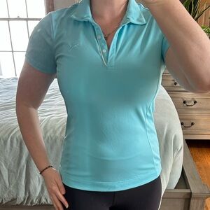 Aqua Polo Shirt!